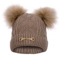 10610381_Hat EQ.QUEEN Ayla 24AW dark beige front.jpg