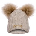 10610381_Hat EQ.QUEEN Ayla 24AW light beige front.jpg